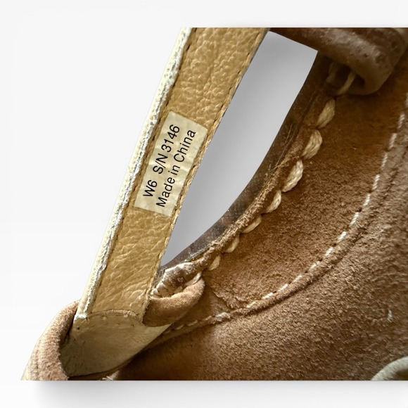 Womens UGG 'Mayley' 3146 Beige-Tan Slingbacks Wedge Sandals SIZE 6 - Picture 6 of 6